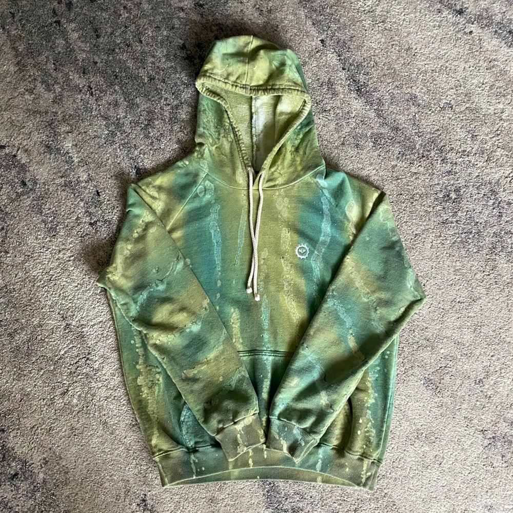 New Big Bud Press green drip-dye sweatshirt
